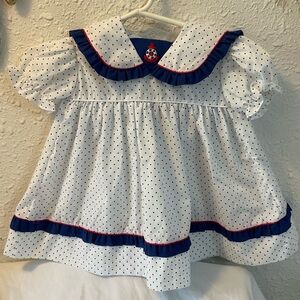 Vintage Cradle Togs Nautical Dress